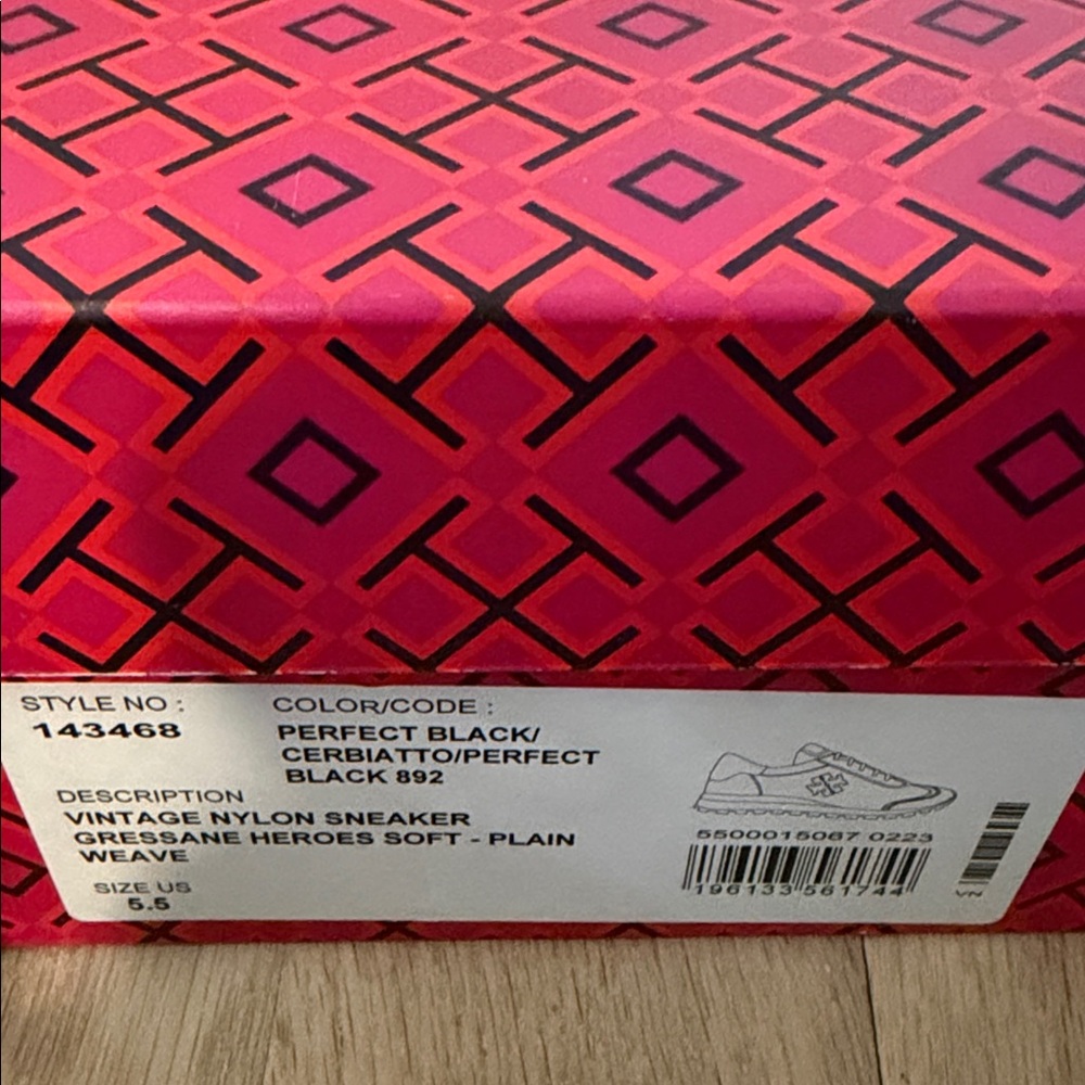 Tory Burch Vintage Nylon Sneaker - Picture 2 of 2